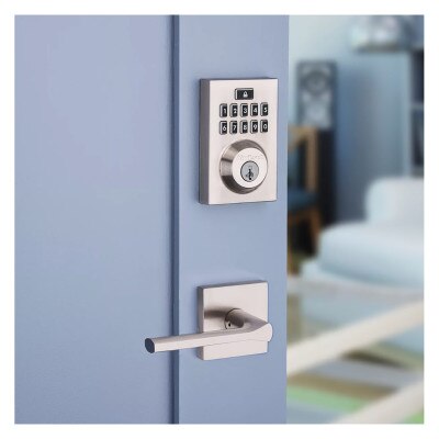 Kwikset 914 Series SmartCode Zigbee Contemporary Deadbolt with Cox, Polished Chrome